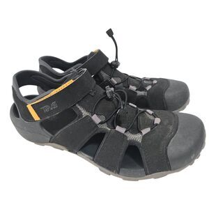 Teva Shoes Closed Toe Water Sandals Flintwood Mens 12 /45.5 Outdoor Hiking Black